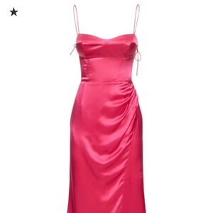 Reformation Marguerite silk midi dress